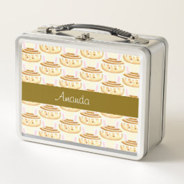 Bunny Sweet Dessert Cinnamon Bun Metall Brotdose