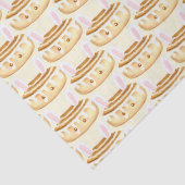 Bunny Sweet Dessert Cinnamon Bun Seidenpapier (Ausschnitt)