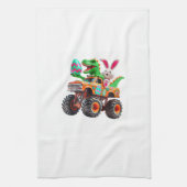 Bunny T-rex Easter Monster Truck Dino Funny Boys K Geschirrtuch (Vertikal)