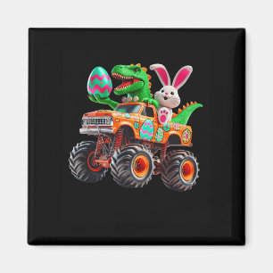Bunny T-rex Ostermonster Truck Dino Funny Boys K Magnet