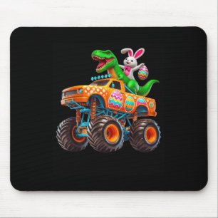 Bunny T-rex Ostermonster Truck Dino Funny Boys K Mousepad