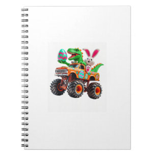 Bunny T-Rex Ostern Monstertruck Dino Lustig Jungen Notizblock
