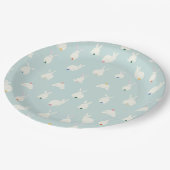 Bunny Tails Pappteller (Schrägansicht)