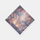 Bunny Tea Party Napkins – Dreamy Fairy Garden Serviette (Ecke)