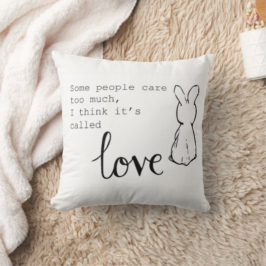 Bunny Throw Kissen (Decke)