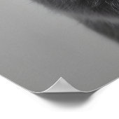 Bunny Toilet Paper Roll Bathroom Print, Funny Poster (Ecke)