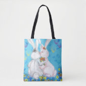 Bunny Tote Bag Hug Tasche (Vorderseite)