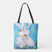 Bunny Tote Bag Hug Tasche (Rückseite)