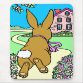 Bunny Trail Ostermäuse Pad Mousepad (Vorne)
