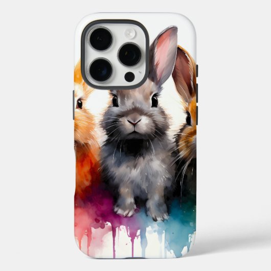 Bunny Trio Case-Mate iPhone Hülle (Rückseite)