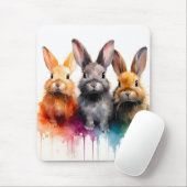 Bunny Trio Mousepad (Mit Mouse)