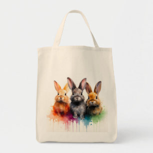 Bunny Trio Tragetasche