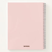 Bunny & Tulips Notebook Notizblock (Rückseite)