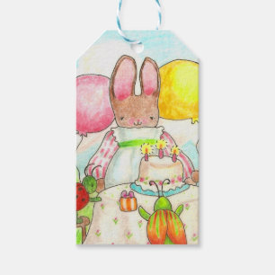 Bunny und Bug Geburtstagsgeschenk-Tag-Tag-Tag Geschenkanhänger