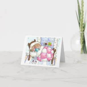 Bunny und Bugs bekommen eine gute Karte