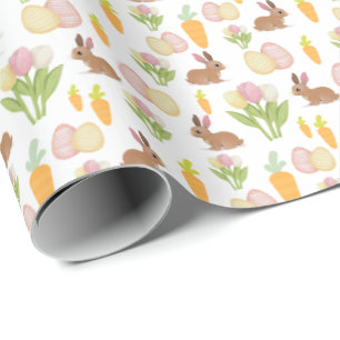 Bunny und Eggs Ostergeschenk Wrapping Paper Wrap Geschenkpapier