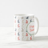 Bunny und Eier Blüte Kaffeetasse (VorderseiteRechts)