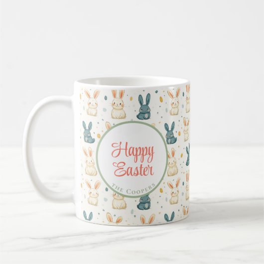 Bunny und Eier Blüte Kaffeetasse (Links)