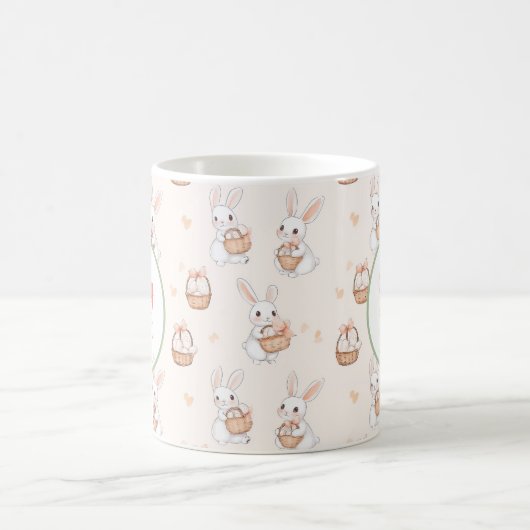 Bunny und Eier Blüte Kaffeetasse (Mittel)