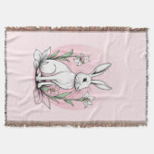 Bunny und Lilies Decke (Vorderseite)