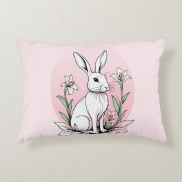 Bunny und Lilies Dekokissen