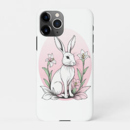 Bunny und Lilies iPhone 11Pro Hülle