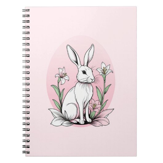 Bunny und Lilies Notizblock (Vorderseite)