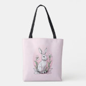 Bunny und Lilies Tasche (Rückseite)