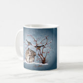 Bunny und Pesky Snow Birds Kaffeetasse (Vorderseite Links)