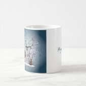 Bunny und Pesky Snow Birds Kaffeetasse (Mittel)