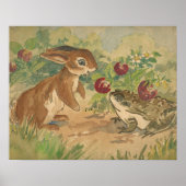 Bunny und Toad 20 x 16 drucken Poster (Vorne)