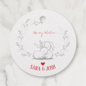 Bunny und Twigs Geschenkanhänger (Rückseite)