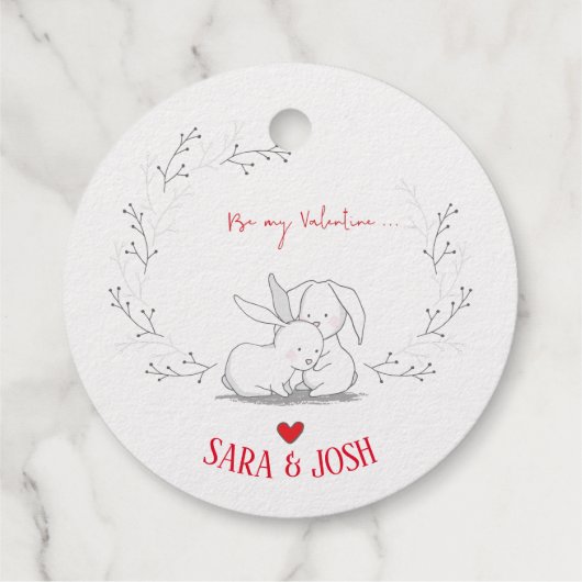 Bunny und Twigs Geschenkanhänger (Rückseite)