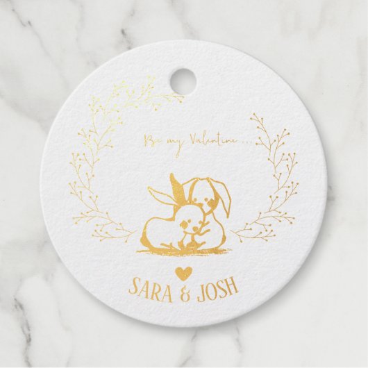 Bunny und Twigs Geschenkanhänger (Vorderseite)