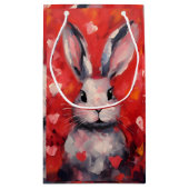 Bunny Valentinstag Kleine Geschenktüte (Rückseite)