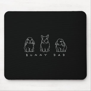 Bunny Vater Holland Lop Rabbit Vater Niedlich Lop Mousepad