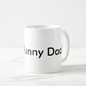 Bunny Vater Rabbit Funny Personalize Kaffeetasse (VorderseiteRechts)