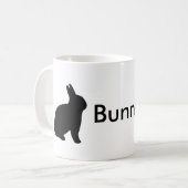 Bunny Vater Rabbit Funny Personalize Kaffeetasse (Vorderseite Links)