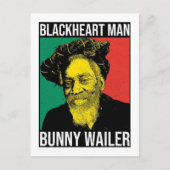 Bunny Wailer Shirt Reggae Rasta Jamaika Roots Postkarte (Vorderseite)