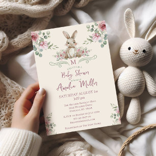 Bunny-Wald-Waldtier-Aquarell Einladung