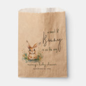 Bunny Watercolor Baby Dusche Gefallen Taschen Geschenktütchen (Vorderseite)