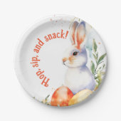 🐇 Bunny Whirlpool Pappteller (Vorderseite)