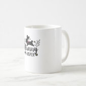 Bunny Whisperer Funny Rabbit Graphic Kaffeetasse (VorderseiteRechts)