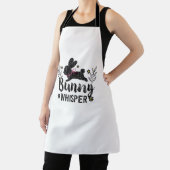 Bunny Whisperer Funny Rabbit Graphic Schürze (InSitu)