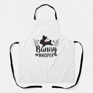 Bunny Whisperer Funny Rabbit Graphic Schürze