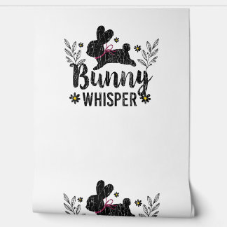 Bunny Whisperer Funny Rabbit Graphic Tapete