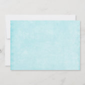 Bunny with a Garland of Roses Cute Birthday Save The Date (Rückseite)