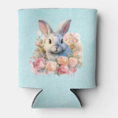 Bunny with a Garland of Roses Cute Dosenkühler (Vorderseite)
