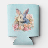 Bunny with a Garland of Roses Cute Dosenkühler (Rückseite)