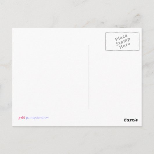 Bunny With Bugs Postkarte (Rückseite)